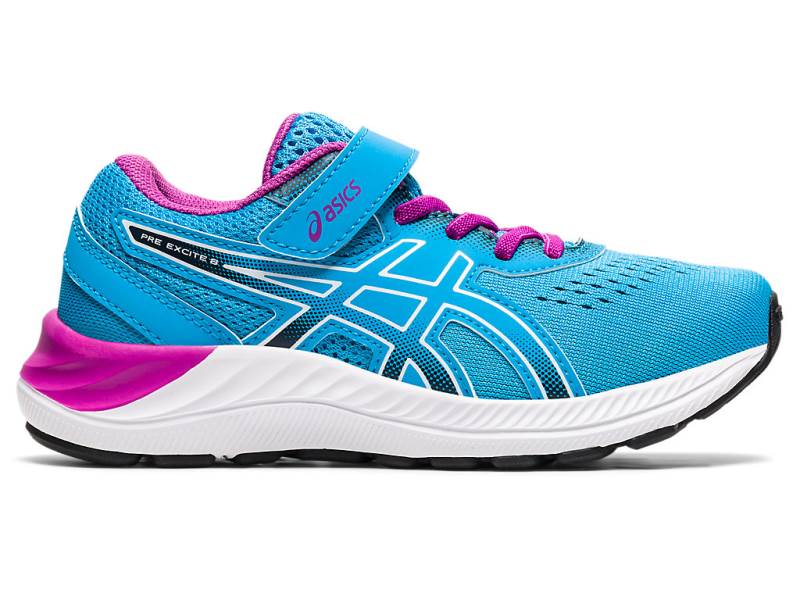 Sapatilhas Running Asics PRE EXCITE 8 PS Criança Azuis, 5164A009.160